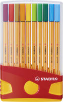 Logo Bote de 20 feutres  pointe fine point 88, colorparade - stabilo  5651528