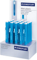 Logo Staedtler boite pr�sentoir de 20 stylos gomme marsplastic 678285