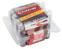 Logo Ansmann pile alcaline 'red', micro aaa, blister de 20 18005474