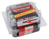 Logo Ansmann pile alcaline 'red', mignon aa, blister de 20 18005473