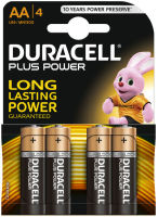 Logo Duracell pile alcaline 'plus power', mignon aa, blister de 8 3040208