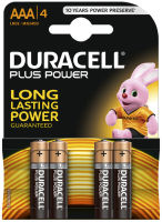 Logo Duracell piles alcaline 'plus power', micro aaa, 3040216