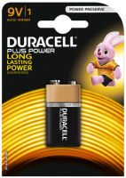 Logo Duracell pile alcaline 'plus power', e-bloc 9v, 2 pices 3040226