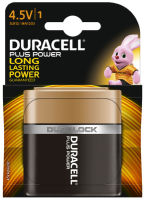 Logo Duracell pile alcaline 'plus power', bloc plat 4,5 v 3040227
