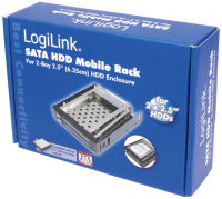 Logo Logilink rack amovible pour disques durs sata 2,5', noir 11112387