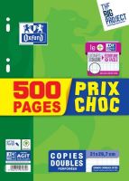 Logo Fin de s�rie: oxford copies doubles perfor�es, a4, sey�s 18203