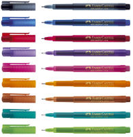 Logo Faber-castell stylo feutre broadpen 1554, bleu nuit 5660118