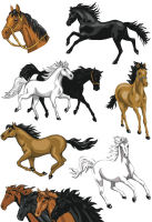 Logo Herma autocollants magic 'chevaux', stone glittery 6503331