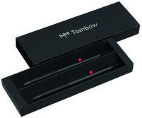 Logo Tombow kit de stylos zoom 707 de luxe, gris/noir 1230181