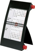 Logo Rido id� tischkalender '3-monatskalender' 2020/2021, schwarz 6250023