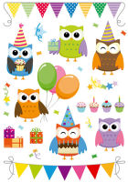 Logo Herma stickers magic 'birthday party', film prismatic / foam 6503552