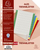 Logo Exacompta intercalaires, a4 extra large, bleu 8701508