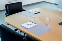 Logo Durable sous-main duraglas de confrence - antireflet et antidrapant - l42 x h30 cm - transparent 132761