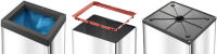 Logo Hailo poubelle big-box quick xl, 52 litres, argent 6520246