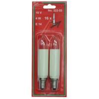 Logo E14 lampe forme bougie ivoire ,x2 5390690