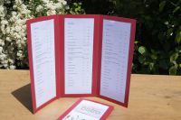 Logo Dataplus chemise pour cartes de menu, demi-format a4, 5227640