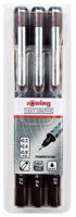 Logo Rotring stylo feutre tikky graphic, tui de 3 5021274