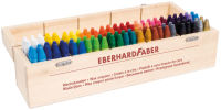 Logo Eberhard faber craie de cire triangulaire, coffret en bois 57524020