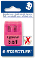 Logo Staedtler taille-crayon  2 trous 51260f, rose non 57890168