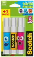 Logo 3m scotch bâton de colle standard 'monstre',contenu: 3 x 8 g 9020341