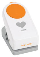 Logo Fiskars perforatrice motif power punch l 'etiquette' blanc/ 60000411