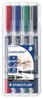 Logo Staedtler marqueur permanent 348b lumocolor duo, �tui de 4 5655358