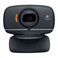 Logo Logitech webcam b525 hd, autofocus, connexion usb, noir 18001995