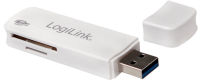 Logo Logilink mini lecteur de cartes usb 3.0, blanc 11115871