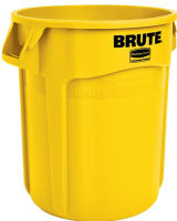 Logo Rubbermaid collecteur brute 75,7 litres, en pp, jaune 71240217