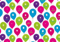 Logo Susy card papier cadeau 'happy balloon pink', sur rouleau 11450657