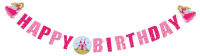 Logo Susy card cha�ne de guirlande 'happy birthday - princesse' 11450236
