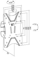 Logo Logilink support mural pour tv full motion,58,42 - 106,68 cm 11115839