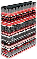 Logo Herlitz classeur � motif max.file black & wow 'ethno', a4 50010004