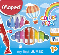Logo Maped my first feutre color'peps jumbo, tui en carton de 18 82846221