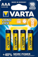 Logo Varta pile alcaline 'longlife', micro (aaa/lr03) 3060837