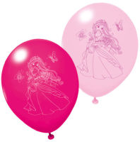 Logo Susy card ballons gonflables 'princesse', rose vif et rose 40011813