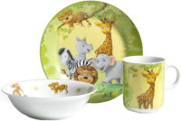 Logo Fin de s�rie: flirt by r & b set de vaisselle 'animaux de la 18186