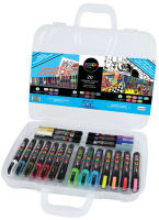 Logo Posca marqueur  pigment 'street art', mallette de 20 pices 5654833