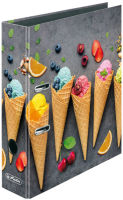 Logo Herlitz classeur � motif max.file cornets de glace, a4 50019168
