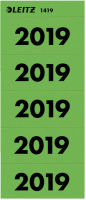 Logo Leitz etiquettes imprim�es pour classeur 'ann�e 2019', vert 80141955