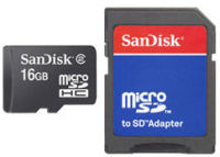 Logo Micro sdhc 16gb+adapt refresh sdsdqb-016g-b35