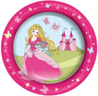 Logo Susy card assiette en carton 'princesse', diamtre: 230 mm 11449642