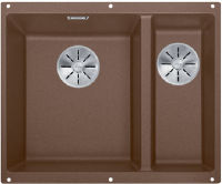 Logo Evier blancosubline 340/160-u - granit muscade - 523566