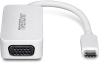 Logo Tuc-vga - blanc adapt usb c vers vga