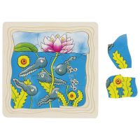 Logo Puzzle  couches la grenouille 57524