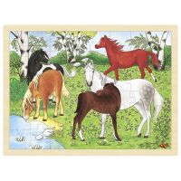 Logo Cour des poneys, puzzle 57894
