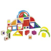 Logo Jeu de construction arc-en-ciel avec fentres 58620