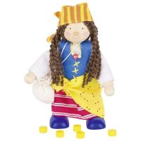 Logo Poupe flexible, pirate fille 51619