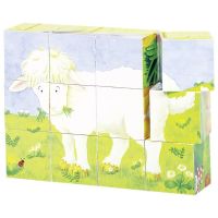 Logo Puzzle de cubes, bbs animaux 57872
