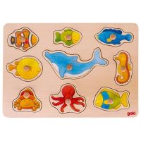 Logo Animaux sous-marin, puzzle  encastrements 57728